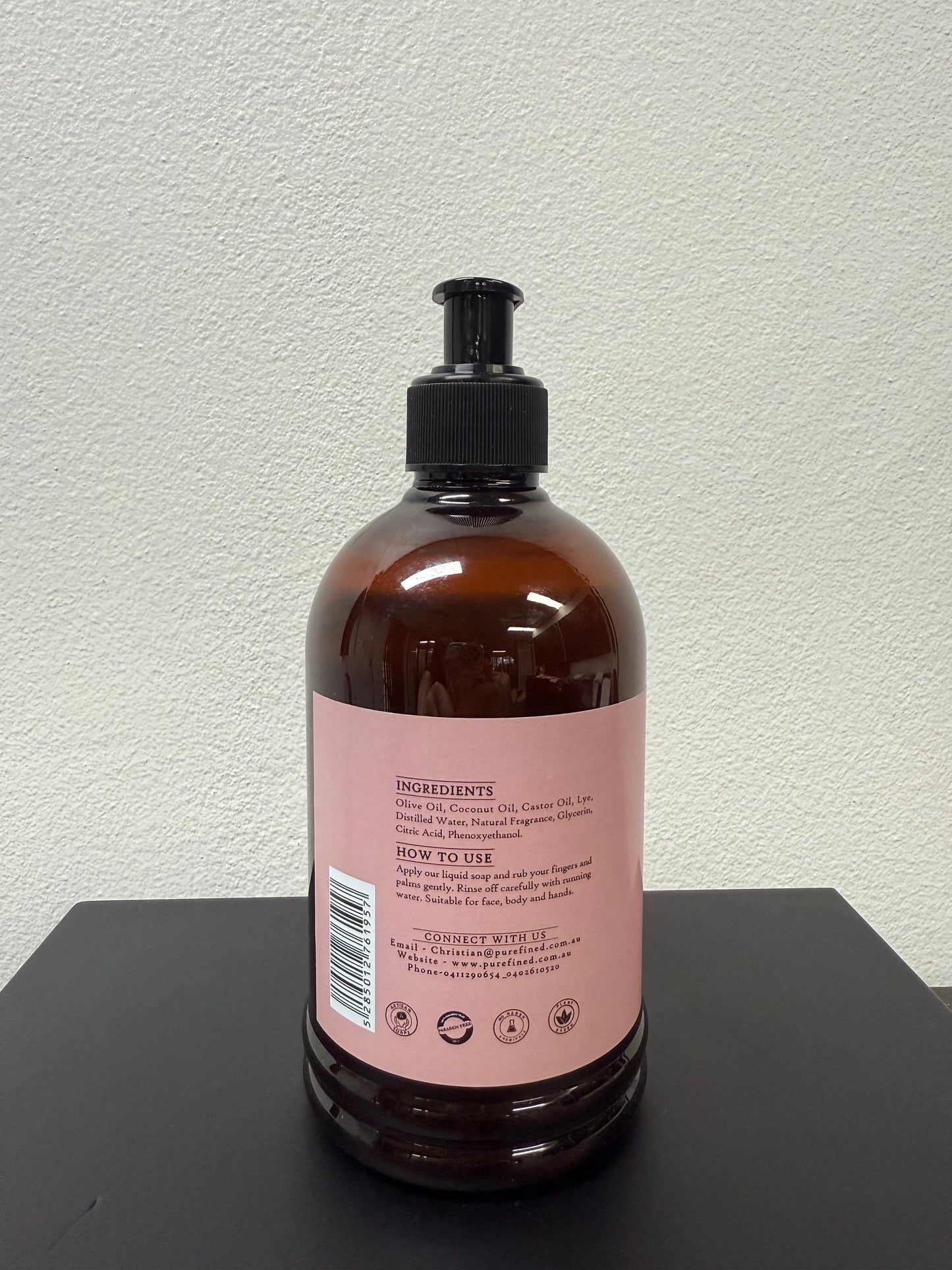 Olive Oil Rose Liquid Hand Soap 500ml