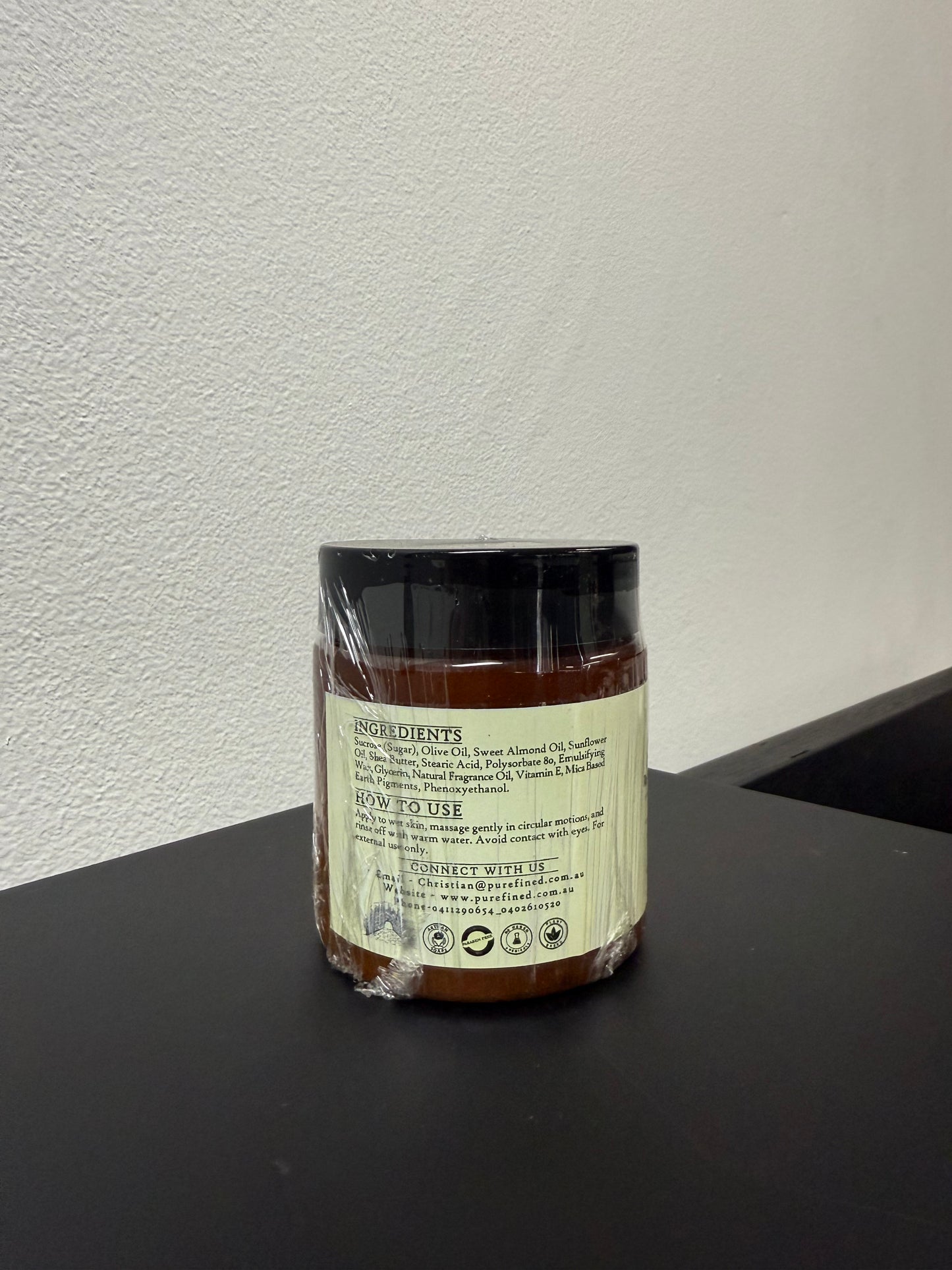 Exfoliating Olive and Gardenia Body Scrub 250g