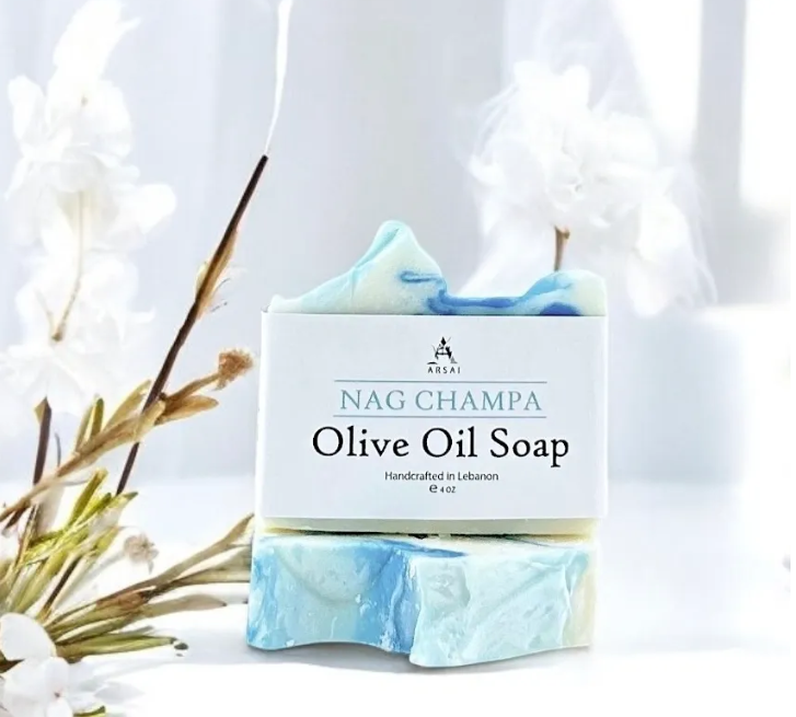 Arsai Nag Champa Pure Olive Oil Bar Soap