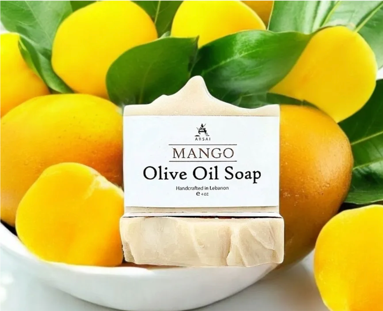 Arsai Mango Pure Olive Oil Bar Soap