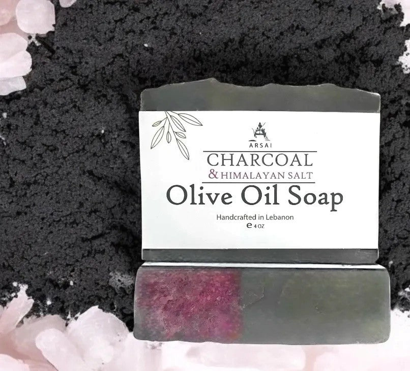 Arsai Olive Oil Charcoal Bar Soap