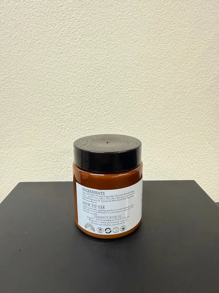 Moisturising Olive and Charcoal and Musk Body Butter 250g