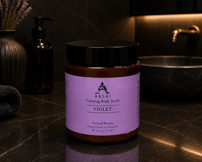 Exfoliating Olive and Violet Body Scrub 250g