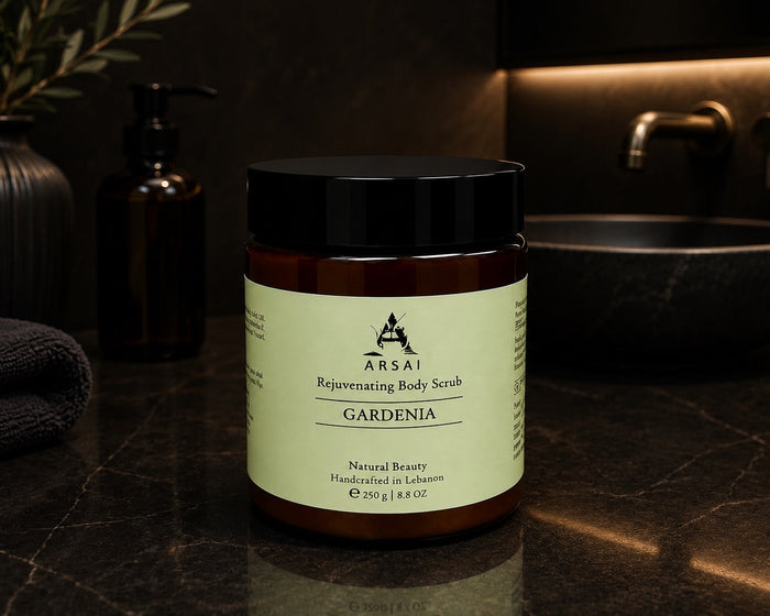 Exfoliating Olive and Gardenia Body Scrub 250g