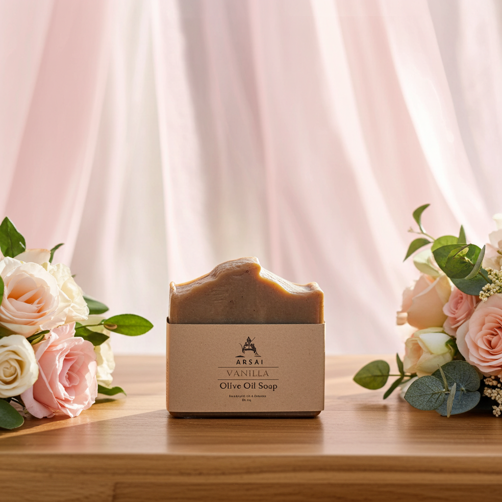 Arsai Olive Oil Vanilla Soap Bar