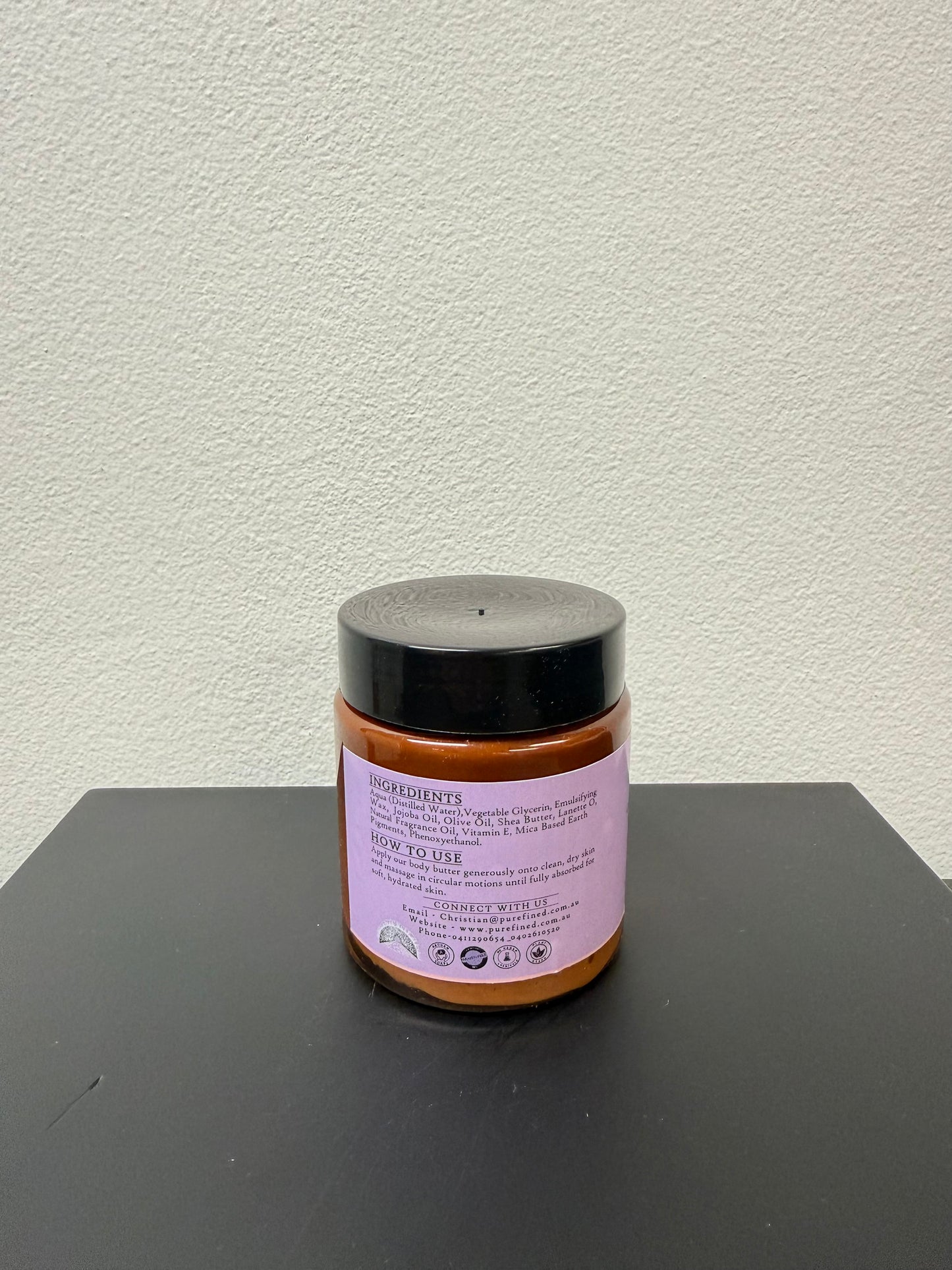 Moisturising Olive and Violet Body Scrub 250g