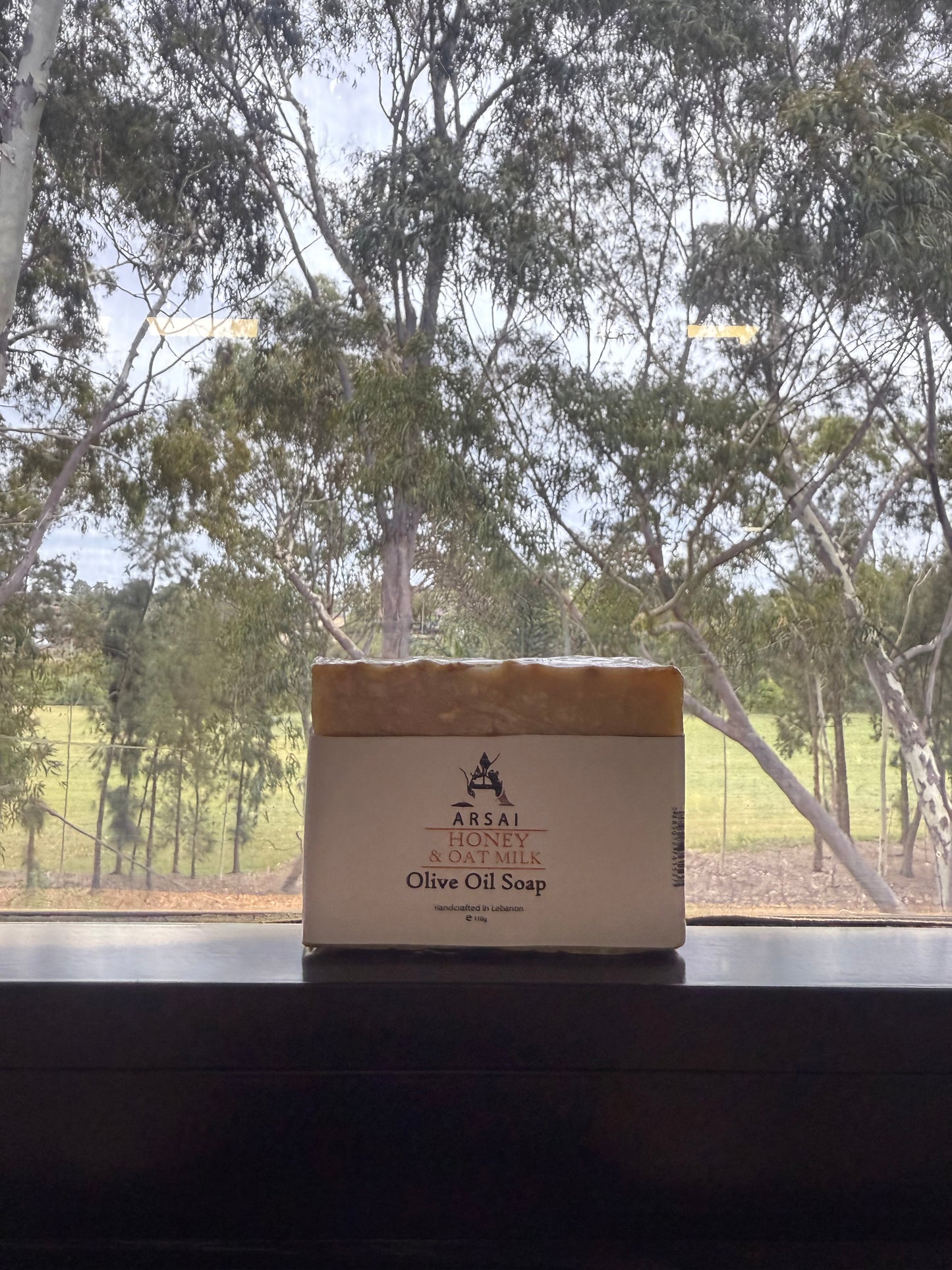 Arsai Olive Oil Honey and Oat Milk Soap Bar