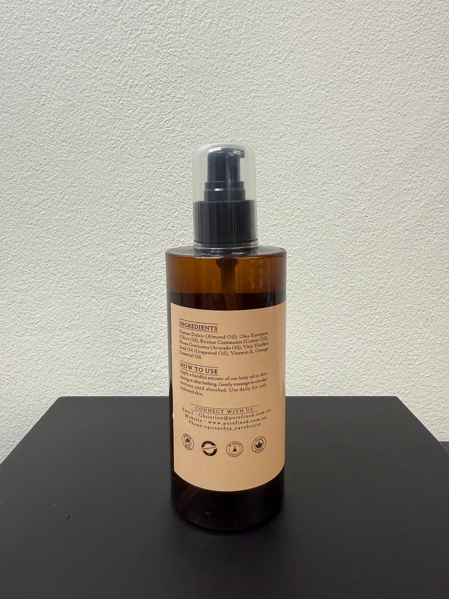 Organic Olive and Orange Body Oil 240ml