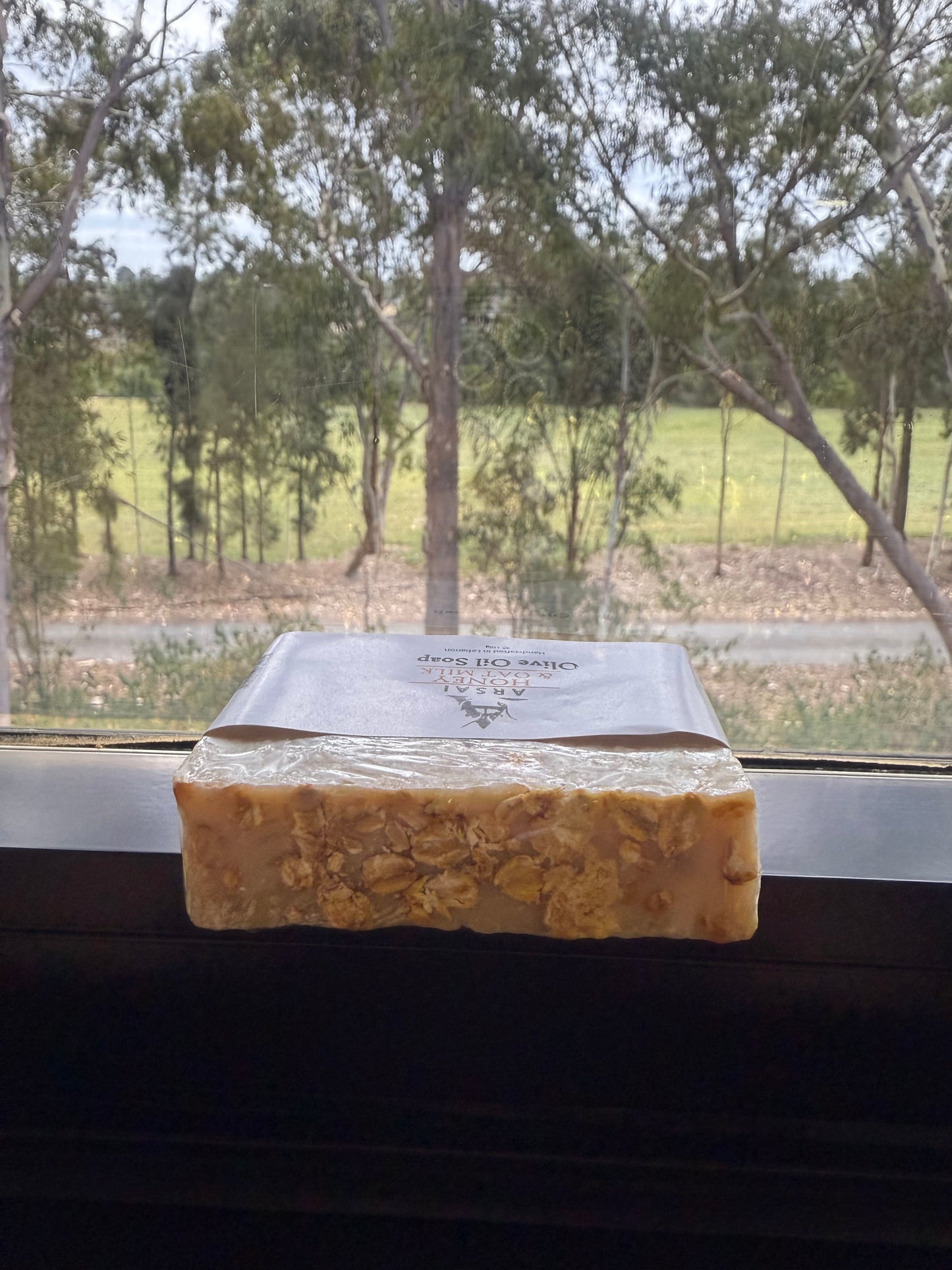 Arsai Olive Oil Honey and Oat Milk Soap Bar