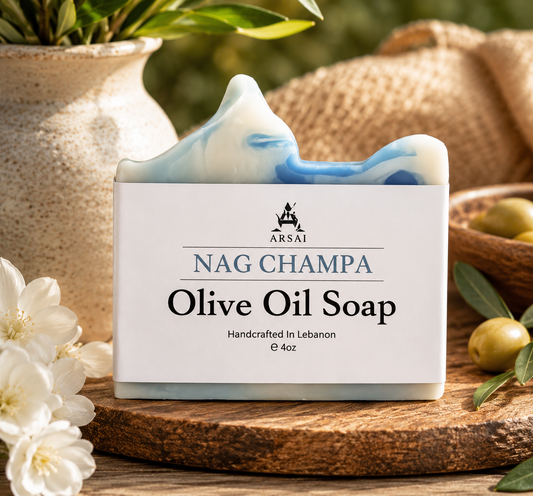 Arsai Nag Champa Pure Olive Oil Bar Soap