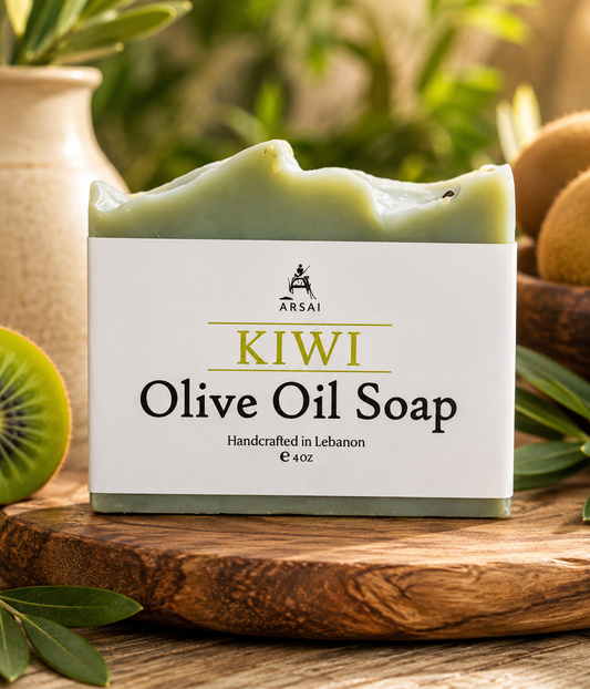 Arsai Kiwi Pure Olive Oil Bar Soap