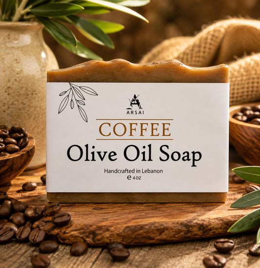 Arsai Coffee Pure Olive Oil Bar Soap