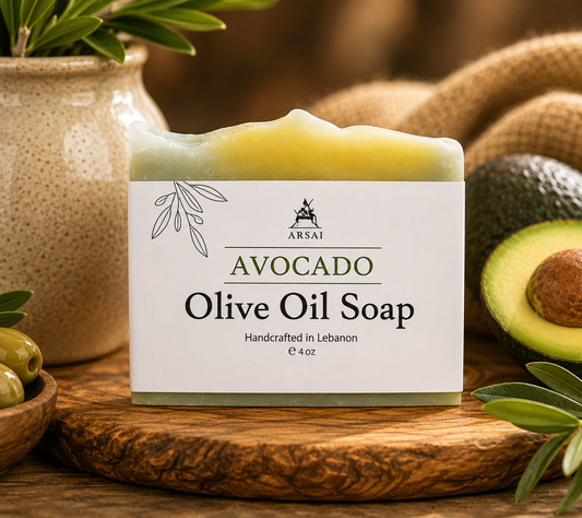 Arsai Pure Olive Oil Avocado Soap Bar