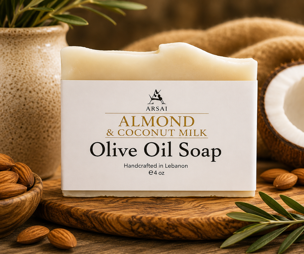Arsai Almond and Coconut Milk Pure Olive Oil Bar Soap