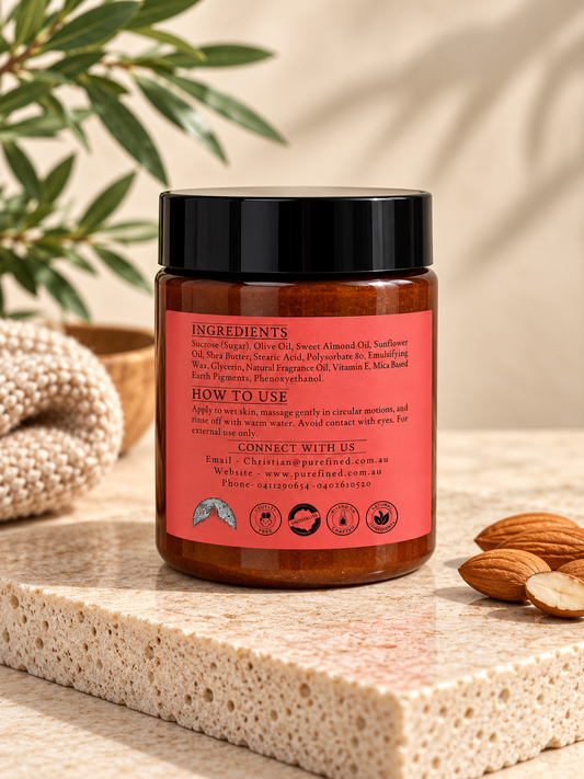 Exfoliating Olive and Papaya Body Scrub 250g