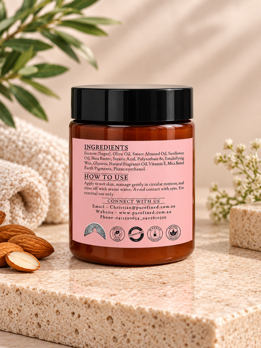 Exfoliating Olive and Rose Oud Body Scrub 250g