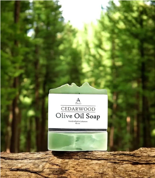 Arsai Cedarwood Pure Olive Oil Bar Soap