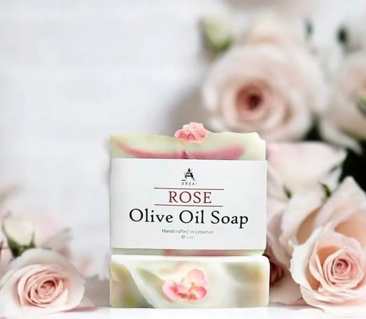 Arsai Rose Pure Olive oil Bar Soap