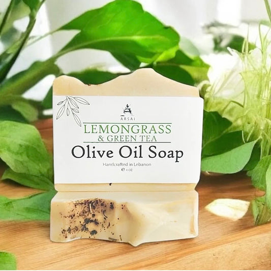 Arsai Lemongrass & Green tea Pure Olive Oil Bar Soap