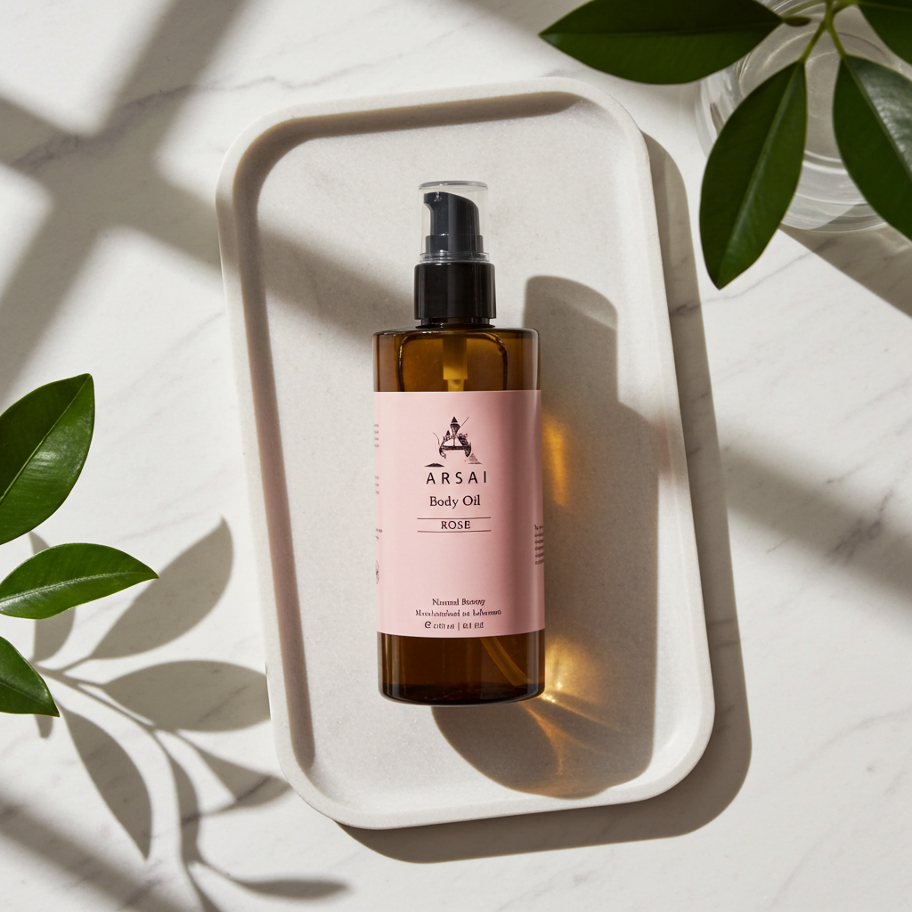 Organic Olive and Rose Body Oil 240ml