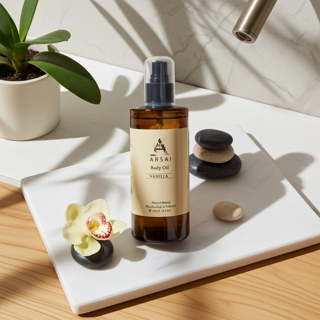 Organic Olive and Vanilla Body Oil 240ml