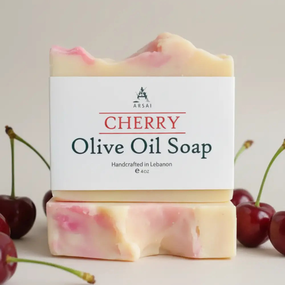 Arsai Cherry Pure Olive Oil Bar Soap
