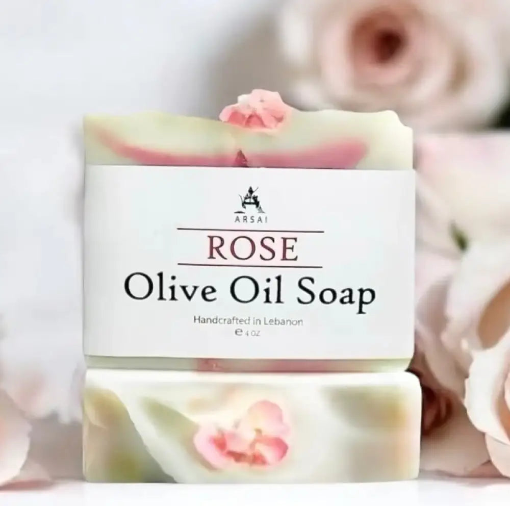Arsai Rose Pure Olive Bar Soap