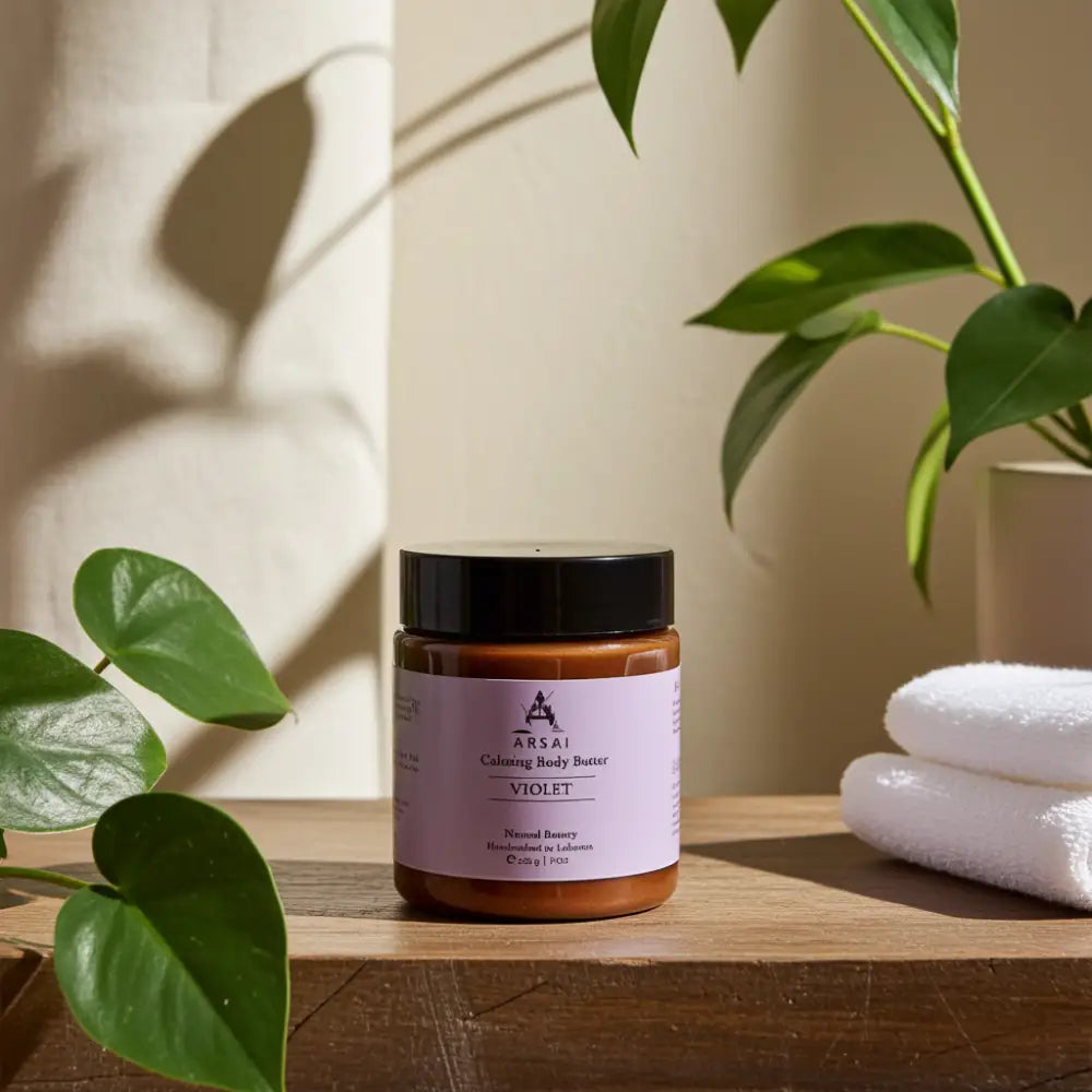 Moisturising Olive and Violet Body Scrub 250g
