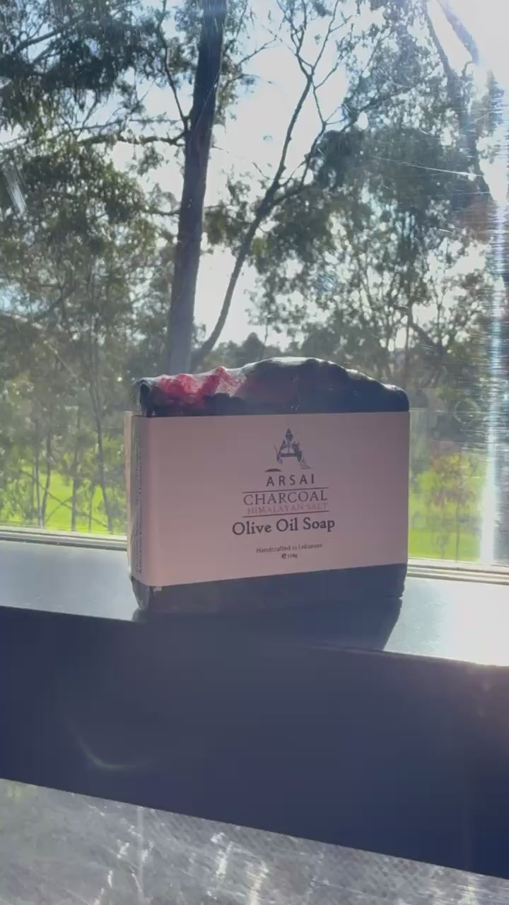 Arsai Olive Oil Charcoal Bar Soap