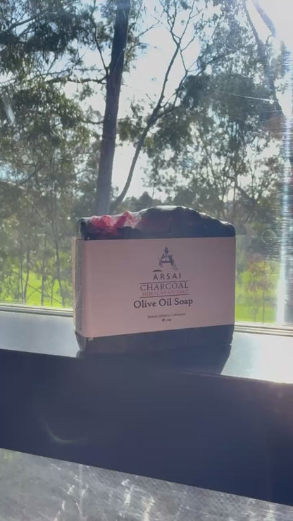 Arsai Olive Oil Charcoal Bar Soap