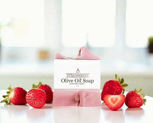 Arsai Strawberry Pure Olive Oil Bar Soap